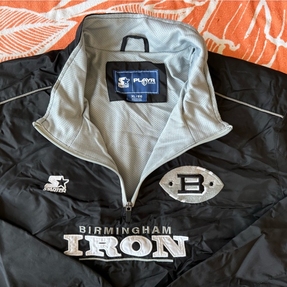 STARTER Birmingham Iron Quarter Zip Pullover Jacket - Picture 11 of 14